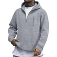 thumbnail image 2 of WILLBEST Sudadera Deportiva para Hombre, Sudadera con Capucha para Hombre, Sudadera con Capucha con Estampado Gráfico Retro Verse, Sudadera con Media Cremallera para Uso Informal Grande, 2 of 6