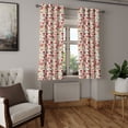 thumbnail image 2 of Ambesonne Paisley Grommet Curtain, Style Rose Motif, 50" x 63", Pale Pink Red, 2 of 6