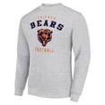 thumbnail image 2 of Men's Starter Heather Gray Chicago Bears Team Logo Pullover Sweatshirt, 2 of 3