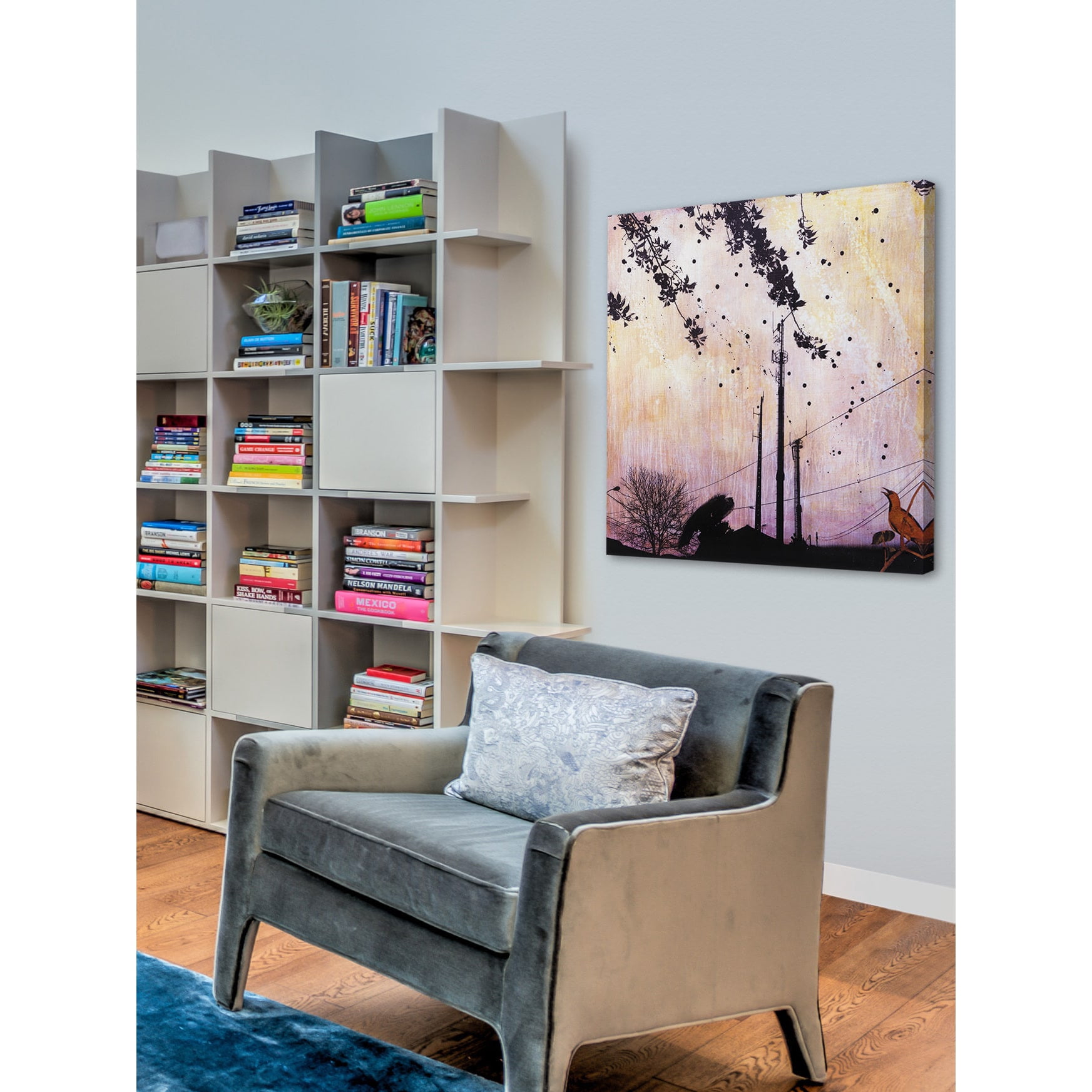 "Call of the Song Bird" Painting Print on Wrapped Canvas