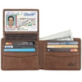 thumbnail image 4 of Billetera HIMI de piel auténtica con bloqueo RFID para hombre, 4 of 7