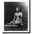 thumbnail image 2 of Historic Framed Print, [Priest sitting. India. 189-?], 17-7/8" x 21-7/8", 2 of 9