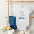 thumbnail image 6 of NASA Vintage Worm Logo Space Shuttle Romper Boys or Girls Infant Baby Brisco Brands 6M, 6 of 7