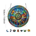 thumbnail image 2 of Acrylic Puzzle Pendant Sunshade Window Hanging Plates, 2 of 5