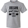 thumbnail image 3 of Inktastic Oregon Awesome Since 1859 Youth T-Shirt, 3 of 5