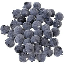 GAXIRE Fake Blueberries Model Foam Blue Decorative Fruits 100pcs