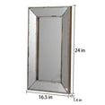 thumbnail image 2 of Llinc Store 16.5" x 24" Antique Rectangle Wall Mirror Decor, Decorative Mirrored Display Tray, Hanging Wall Decorations for Living Room, Entryway, Bedroom Wall, 2 of 7