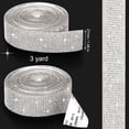 thumbnail image 2 of Cinta adhesiva con tiras de diamantes de imitación y cristal brillante de 3 m, 2 of 7