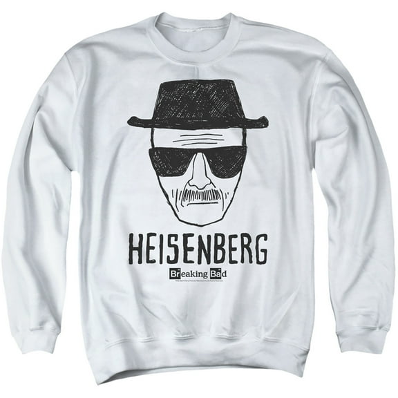Breaking Bad Heisenberg Unisex Adult Crewneck Sweatshirt,Heisenberg, Large