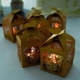 thumbnail image 5 of BalsaCircle 25 Gold 2" Party Favor Gift Boxes Laser Cut Lace Design Butterfly Decorations, 5 of 8
