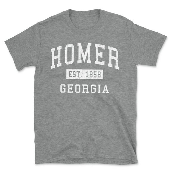 Homer Georgia Classic Established Men's Cotton T-Shirt