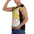 thumbnail image 2 of Disketp Sunflower Gnomes5 Sleeveless Tshirts for Men, Muscle Shirts for Men Dry Fit Tank Top-X-Large, 2 of 5