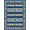 Blue Grey Ivory, Pattern 3, variant on ODIKA Farmhouse Distressed Southwestern Geometric Bands Boho Striped Refined for Dorm Room, Small Living Apartment, Stain Resistant Low Profile