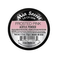 Mia Secret Frosted Pink Acrylic Powder 0.5 Ounce