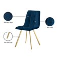 thumbnail image 4 of Meridian Furniture Annie Navy Velvet Dining Chair (Set of 2), 4 of 7