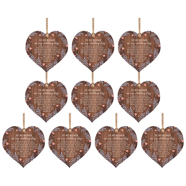 Nuevo adorno navideño colgante de amor de madera regalos para amigos y familiares Wmkox8yii gf6542