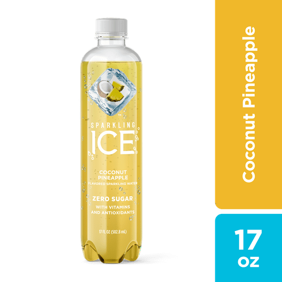 Sparkling Ice Naturally Flavored Sparkling Water, Coconut Pineapple 17 Fl Oz