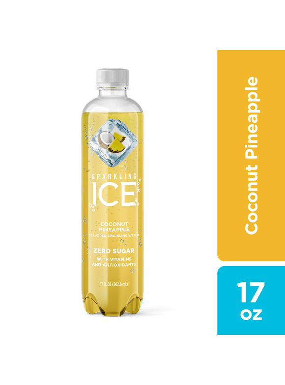 Sparkling Ice Naturally Flavored Sparkling Water, Coconut Pineapple 17 Fl Oz