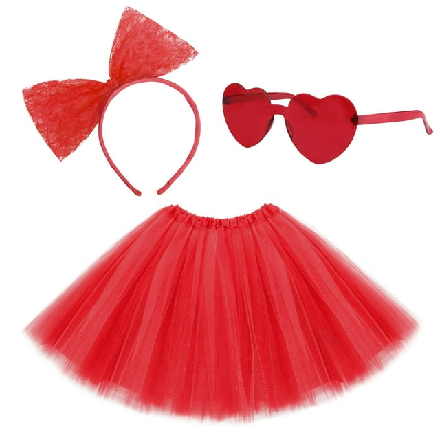 Conjunto Falda Tutú Lainlight para Adultas con Gafas Rojas