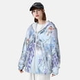 thumbnail image 3 of Lsque Bird Butterfly Stripe UPF 50+ Lightweight Sun Protection Men's Women's Long Sleeve Shirt, Hoodie Performance -Medium, 3 of 9