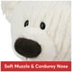 thumbnail image 5 of Cable de peluche GUND para palillo de dientes con forma de oso de peluche, 38 cm, color crema, 5 of 8