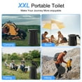 thumbnail image 5 of Portable Toilet for Camping,380lbs Capacity-19.7" H ,Collapsible Luggable Loo for Camping/Travel/Hiking/Car, 5 of 7