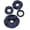 Navy Blue, variant on Silk Hair Scrunchies for Frizz & Breakage Prevention  Mulberry Silk Hair Ties No  Elastic Silk Ponytail Holders, Navy Blue, 4 count