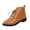Brown, variant on Women's Chukka Ankle Boots, Low Block Flat Heel Minimalist Vintage Short Booties, Lace Up Pointed Toe Contrast Stitch Casual Walking Dress Ankle Boots for Office Daily Streetwear Brown 43