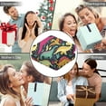 thumbnail image 5 of Wearable Blanket,DarkBlue Colorful Dinosaurs Pattern Hooded Wearable Flannel Blanket for Adults & Teens,Winter Poncho Shawl Wrap Cape Cozy Anti-Pill,50"x60", 5 of 5