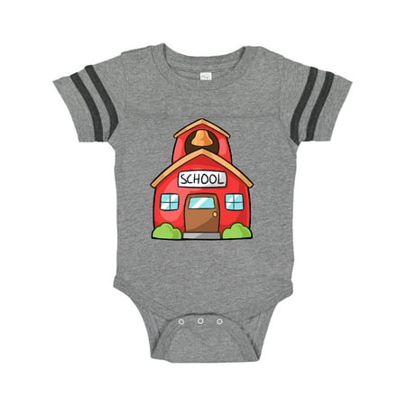 

Inktastic Cute School House Gift Baby Boy or Baby Girl Bodysuit