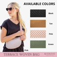 thumbnail image 7 of Kedzie Terrace Woven Crossbody Bag, Pink (Women's), 7 of 7