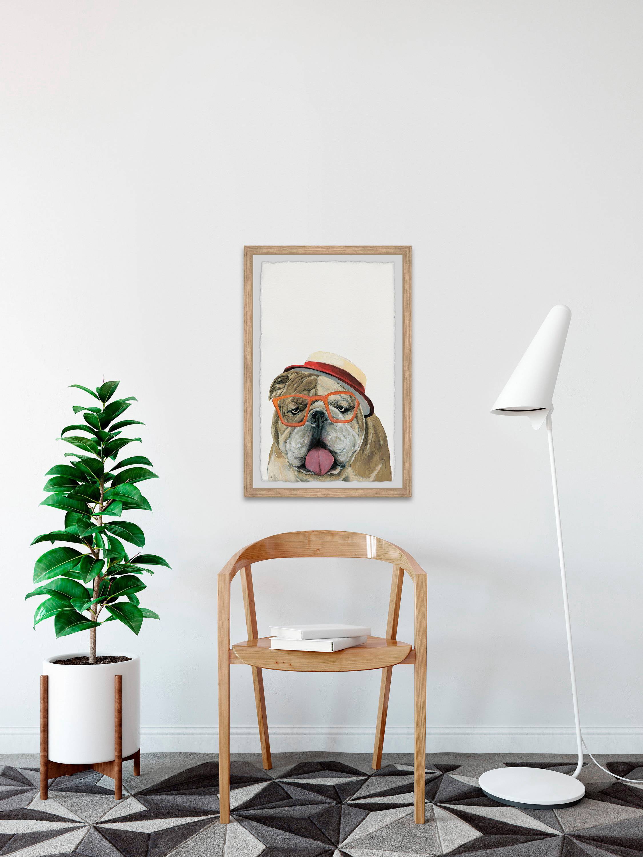 Marmont Hill "The Pack Leader" Framed Painting Art Print, 12.00" x 1.50"
