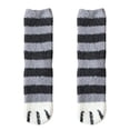 thumbnail image 1 of Chaussettes d'Hiver pour Femmes Moelleuses et Chaudes, Mignonnes avec Imprimé Pattes de Chat, 1 of 5