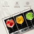 thumbnail image 6 of Elephant Stock Fruity Cocktails Wall Art - Horizontal Multi Panel Canvas - Living Room Wall Decor - Food And Drink Multi Panel - Black And Green Decor - 74" x 48", 6 of 8