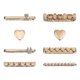 thumbnail image 1 of 8 Pcs Watch Band Charms Watch Band Ring Jewelry Ring Loop Watch Strap Accessories, 1 of 2