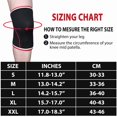 thumbnail image 4 of LotFancy Knee Sleeves,  1 Pair 7 mm Neoprene Knee Brace for Men and Women, Black, 4 of 9