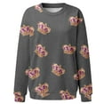 thumbnail image 4 of WILLBEST hoodie Femmes T-Shirts Graphiques Décontractés à Manches Longues Col Rond Chandails en Molleton Chandail Tops pour Femmes hodie, 4 of 4