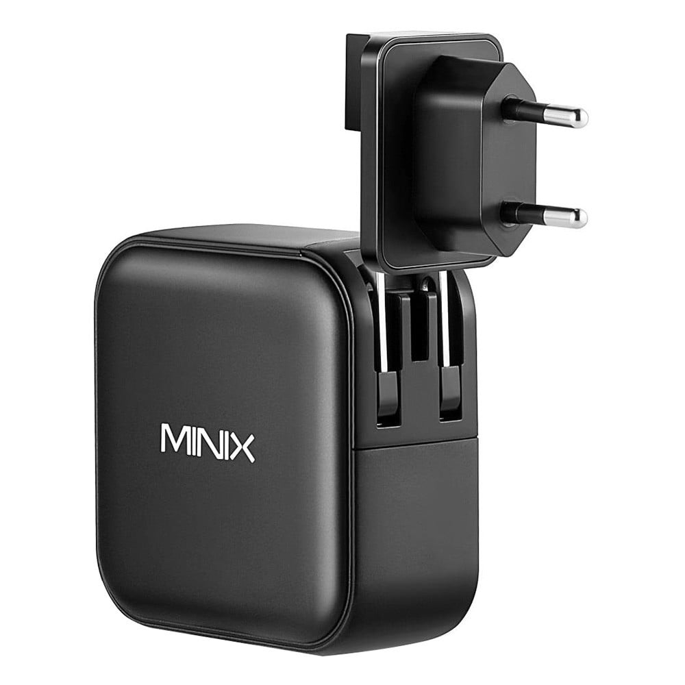 4-Port GaN Wall Charger – Next-Gen GaN Technology, Power Sharing, Portable Design & Multi-Protection Safety System MINIX P3