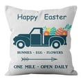 thumbnail image 3 of JeashCHAT Easter Pillow Covers 18x18 Easter Pillow Cases Rabbit Bunny Egg Hunt Patterns Decor Easter Decorations for The Home Throw Pillows Cover, 3 of 6