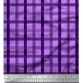 thumbnail image 1 of Soimoi Cotton Duck Fabric Check Check Print Fabric by the Yard 42 Inch Wide, 1 of 5