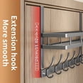 thumbnail image 6 of Versatile Metal Over-The-Door Storage Rack for Organizing Bedroom, Bathroom, And Kitchen, 6 of 12