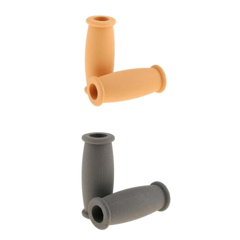 2 Pairs Rubber Crutch Hand Grip Cover Crutches Handle Replacement Covers