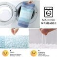 thumbnail image 6 of Ileading 2 Piece Bath Rug Set Microfiber Washable Non Slip Bathroom Rug and Mat Set, Light Blue, 6 of 7