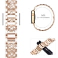 thumbnail image 4 of Funda y correa ostentosa para Apple Watch, pulsera de Metal de diamante para iWatch series 8, 3, 5, 6, se, 7, 40mm, 44mm, 41mm, 45mm, 38mm, 42mm, 40mm, 4 of 4