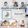 thumbnail image 4 of Secura 60-Minute Visual Timer for Kids, Time Clocks, Countdown Timer for Office Kitchen, Classroom Timer for Kids, Silent Time Management Tool (Blue & Star), 4 of 7