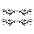 thumbnail image 1 of Canastilla Porta Equipaje Tipo Araña Universal Kit 4 Pzs  Negro, 1 of 1