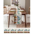 thumbnail image 6 of Hokiten Table Runners 72 Inches Long Dress Scarves, White-Beard Dwarf Farmhouse Kitchen/Dining Table Runner, Coffee Tablerunners, Sunflower Heart Forest Floral 13x72 Inch, 6 of 7