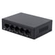 thumbnail image 4 of Conmutador Ethernet de 5 puertos profesional de alta velocidad 10 100Mbps carcasa de hierro conmutador de red de 5 puertos enchufe estadounidense 100-240V, 4 of 5