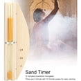 thumbnail image 4 of Reloj de arena de madera para sauna, accesorio para sauna, reloj de arena para sauna, reloj de arena de 15 minutos, temporizador de cristal, reloj de arena de madera montado en la pared, 4 of 5