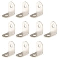 thumbnail image 2 of 10 Pcs Support d'Étagère d'Angle, Ensemble de Fixation en Acier Inoxydable 25x25x16mm, 2 of 6